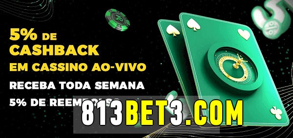 Promoções do cassino ao Vivo 813bet 